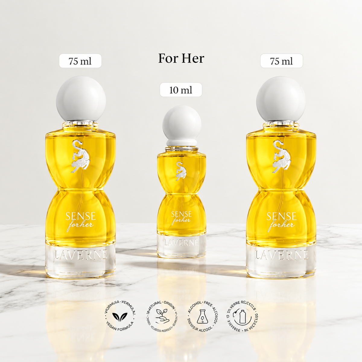Laverne Sense Flowers – Coffret Parfum Femme 3 Pièces