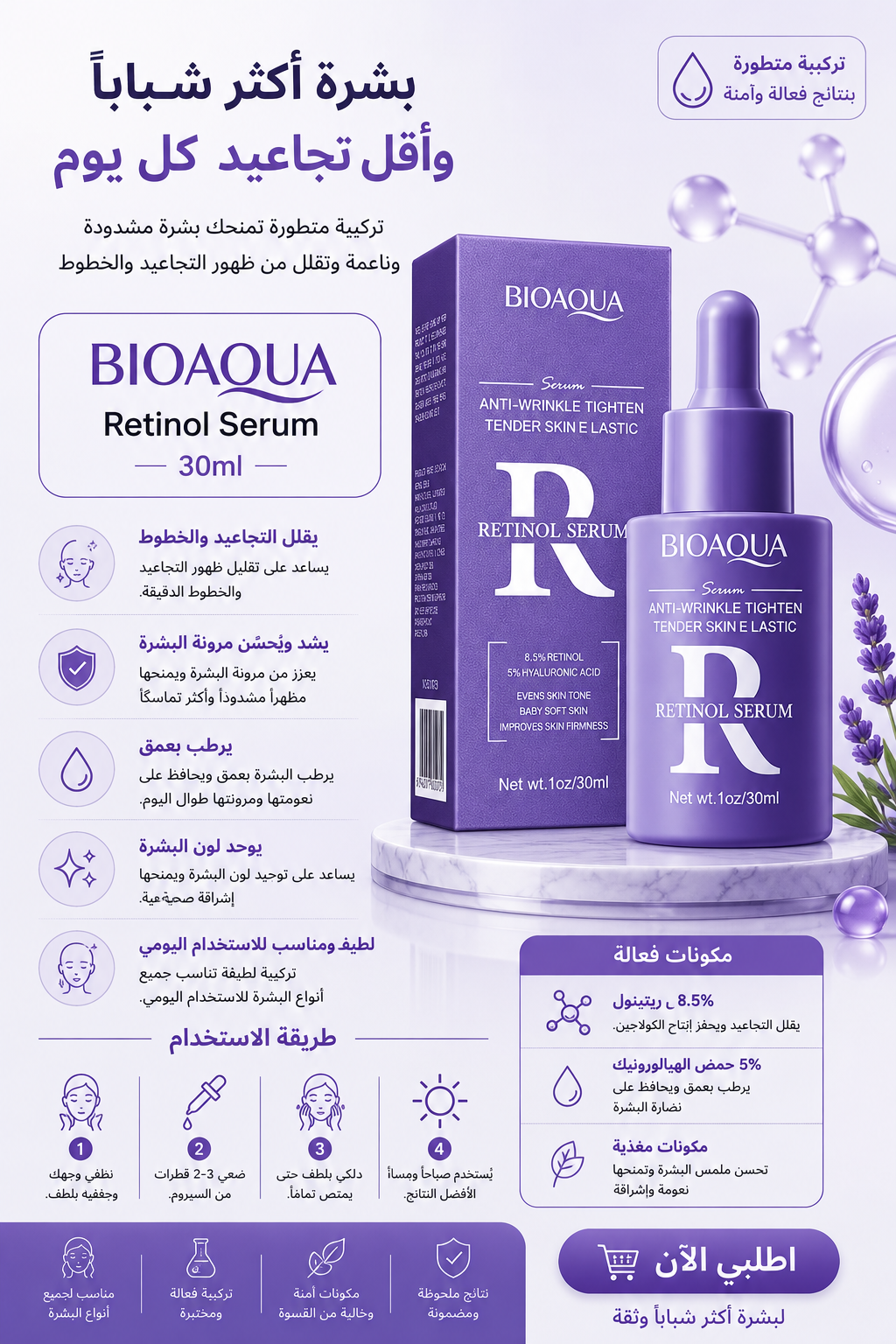 BIOAQUA Retinol Serum — 30ml