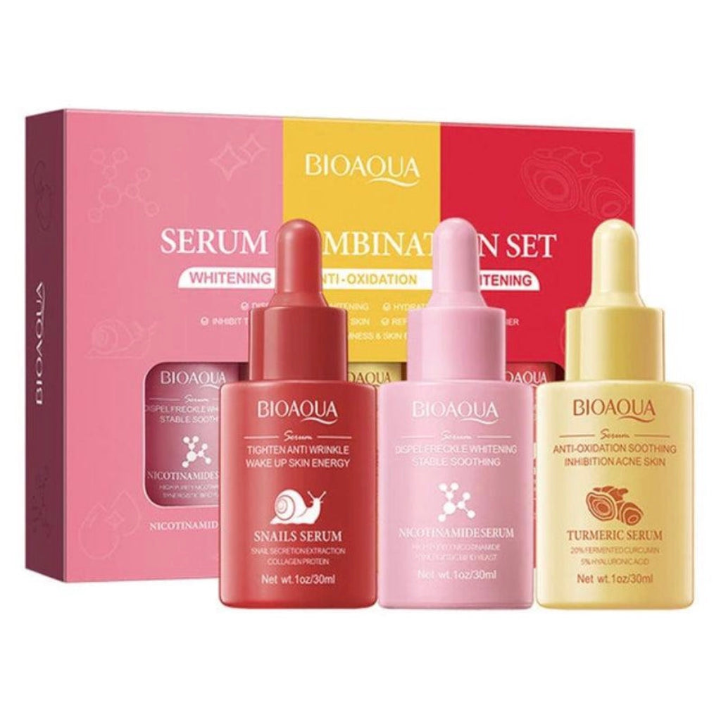 BIOAQUA — Serum Combination Set Whitening / Anti-Oxidation / Tightening