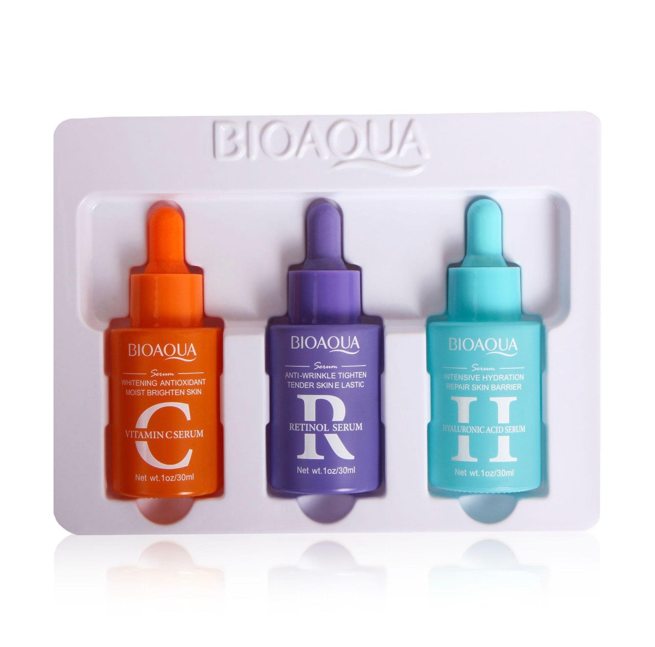 BIOAQUA — Serum Combination Set Whitening - Anti-wrinkle Tight - Hydrate