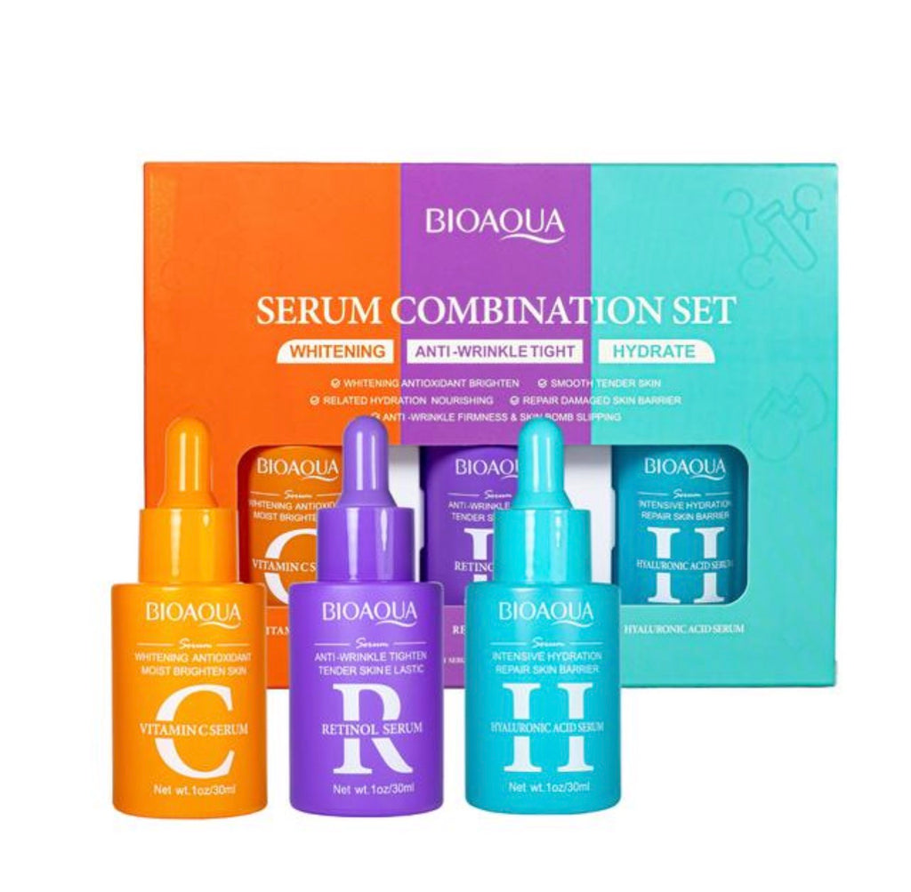 BIOAQUA — Serum Combination Set Whitening - Anti-wrinkle Tight - Hydrate