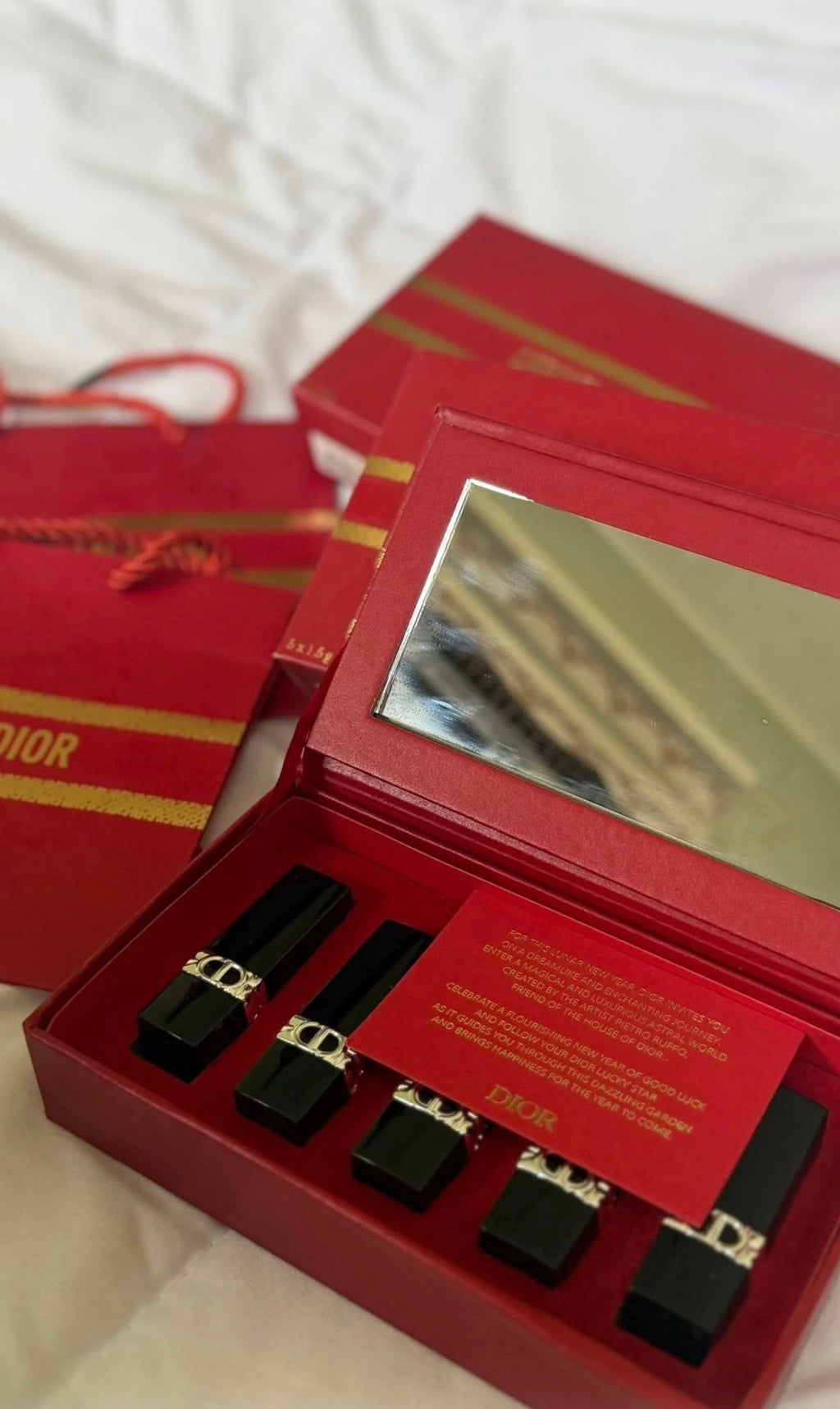 Set 5 Dior Rouge Lipstick