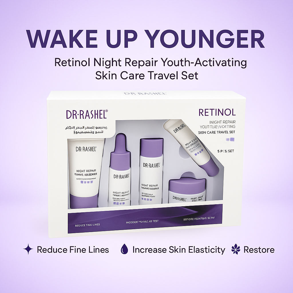 DR.RASHEL — Retinol Night Repair Youth-Activating Skin Care Travel Set