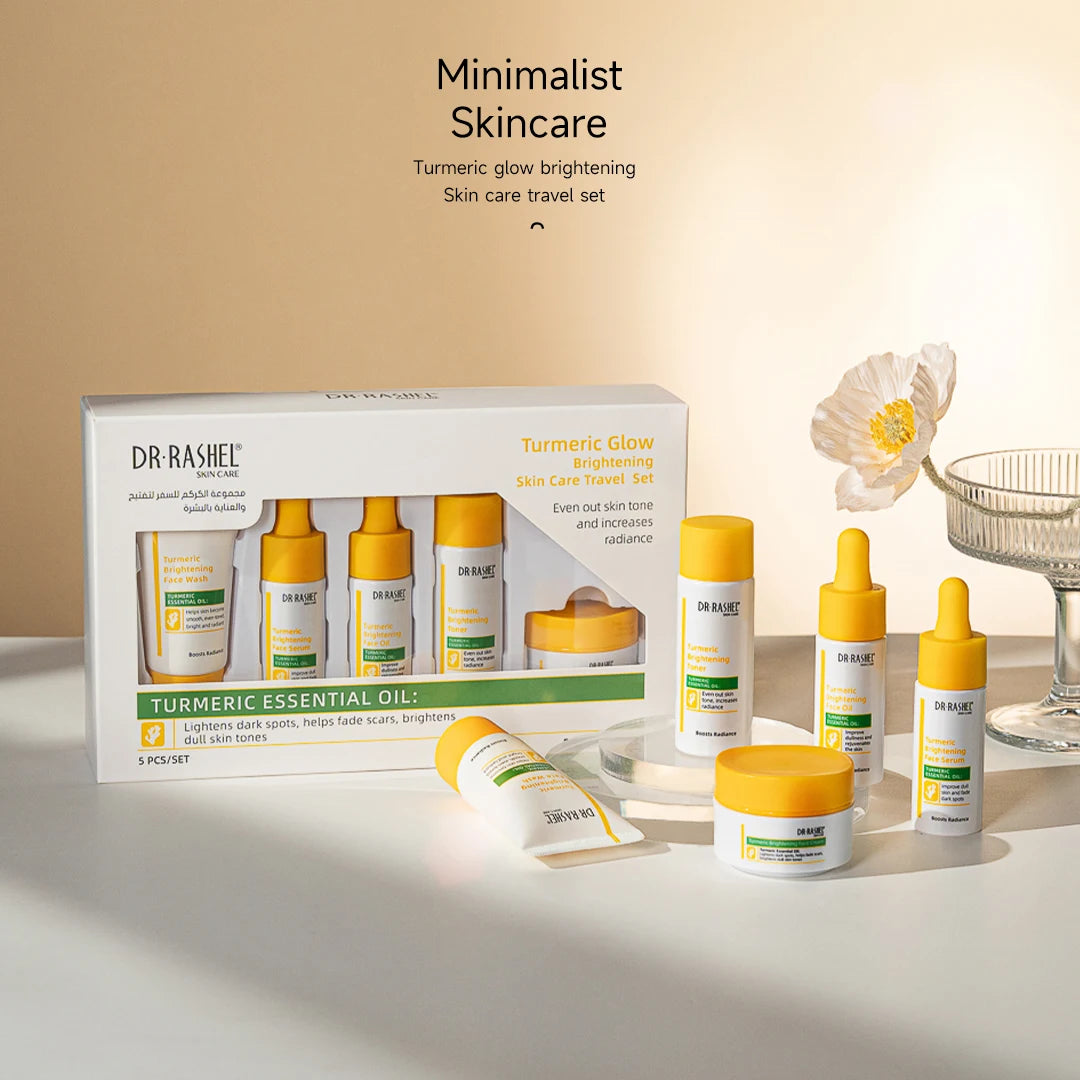 DR.RASHEL — Turmeric Glow Brightening Skin Care Travel Set