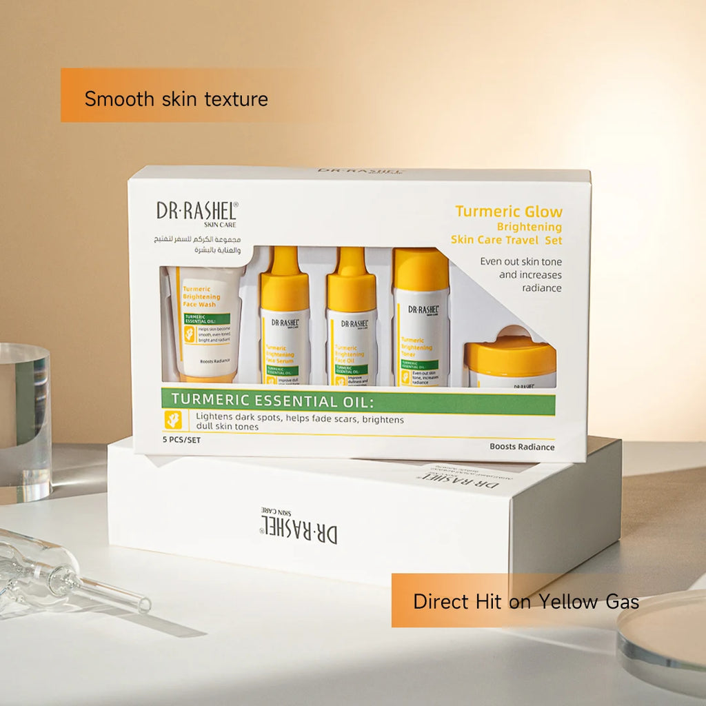 DR.RASHEL — Turmeric Glow Brightening Skin Care Travel Set