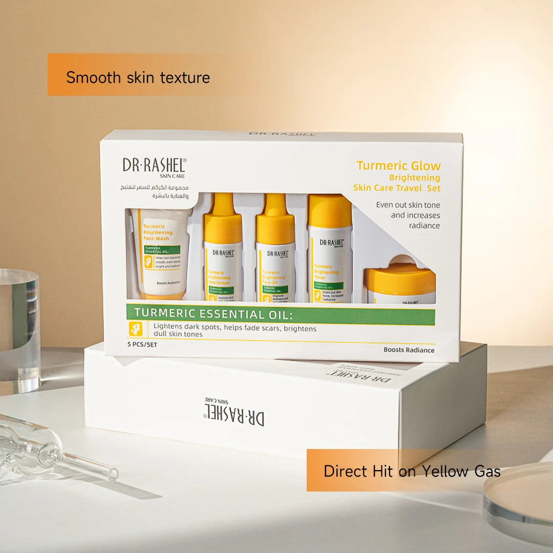 DR.RASHEL — Turmeric Glow Brightening Skin Care Travel Set