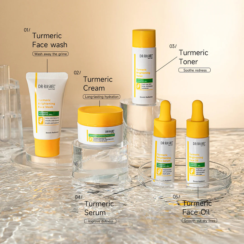 DR.RASHEL — Turmeric Glow Brightening Skin Care Travel Set
