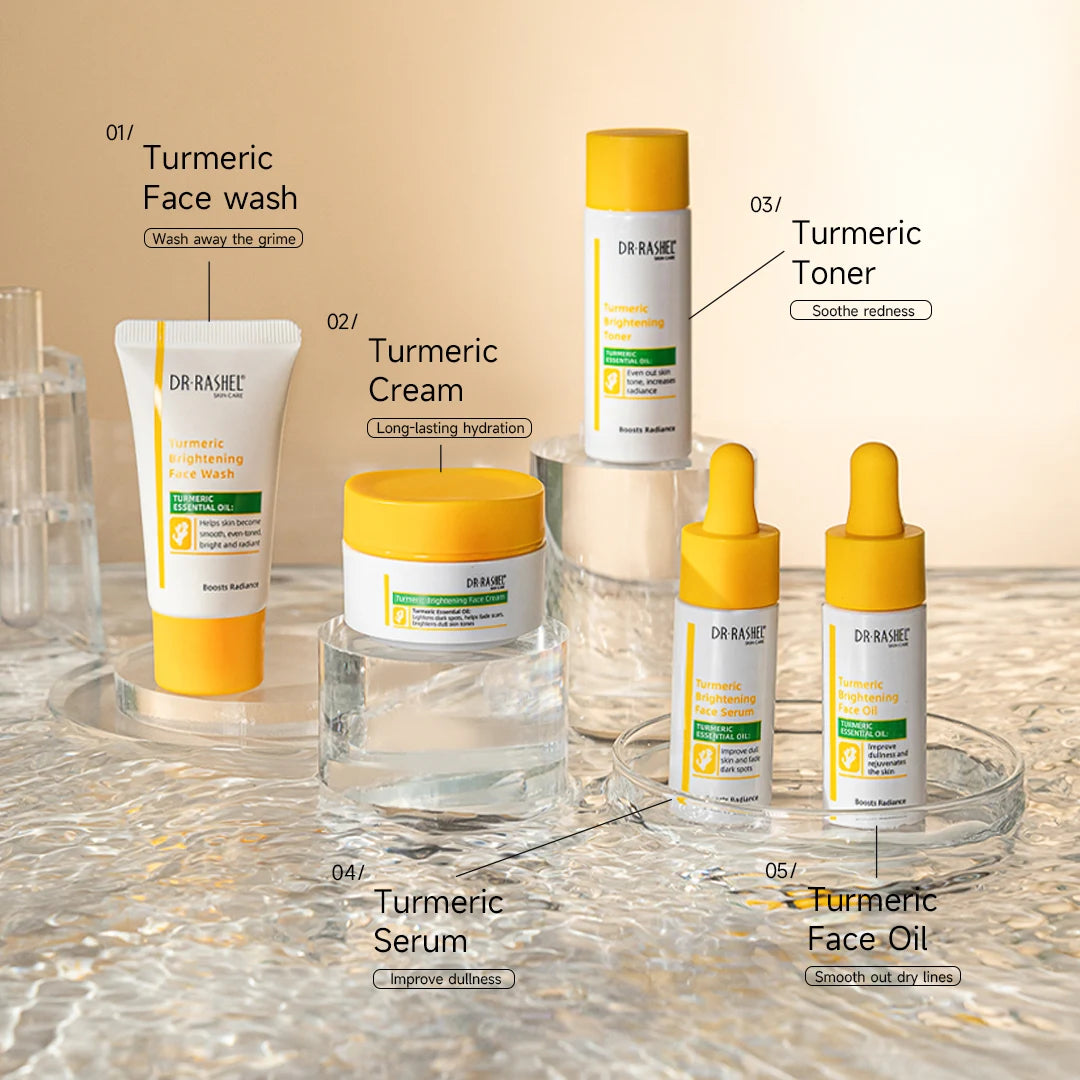 DR.RASHEL — Turmeric Glow Brightening Skin Care Travel Set