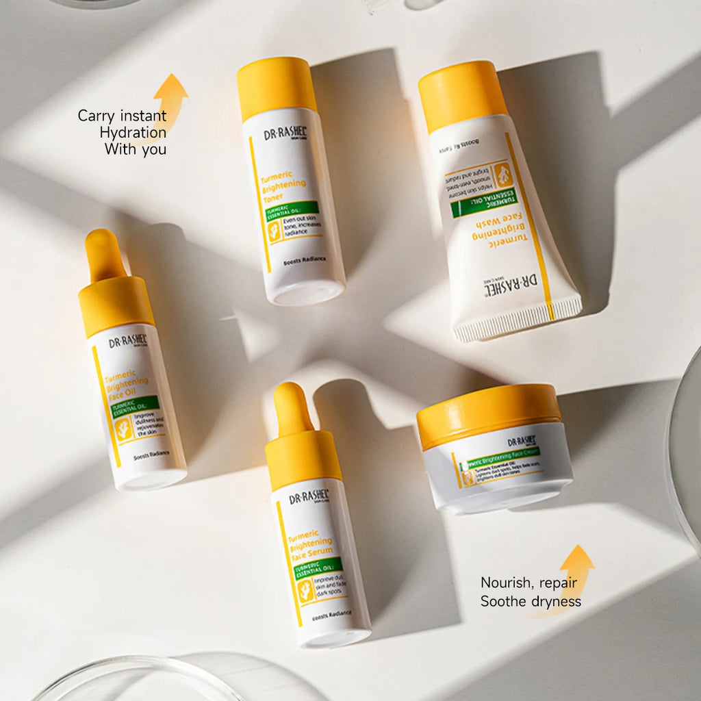 DR.RASHEL — Turmeric Glow Brightening Skin Care Travel Set