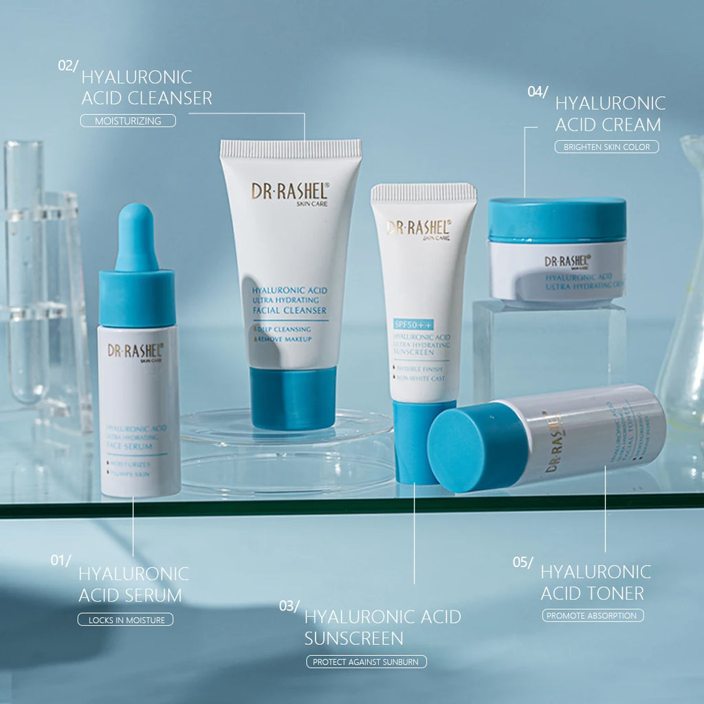 DR.RASHEL — Hyaluronic Acid Ultra Hydrating Skin Care Travel Set