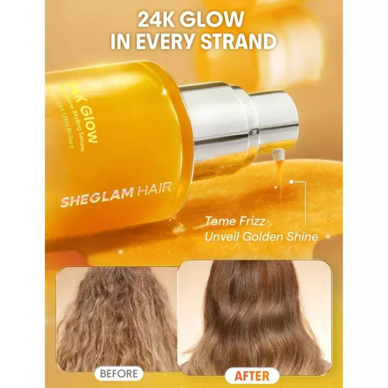 SHEGLAM FLOWER – 24K Glow High Shine Styling Serum 50ml