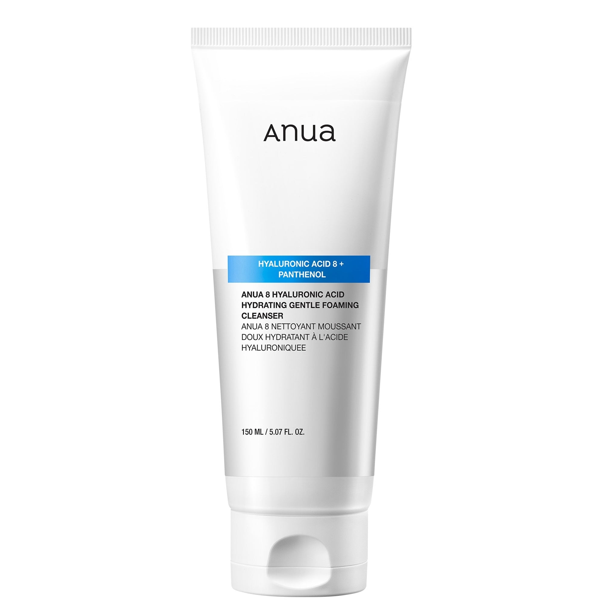 Anua 8 Hyaluronic Acid Hydrating Gentle Foaming Cleanser — 150 ml