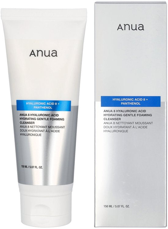 Anua 8 Hyaluronic Acid Hydrating Gentle Foaming Cleanser — 150 ml