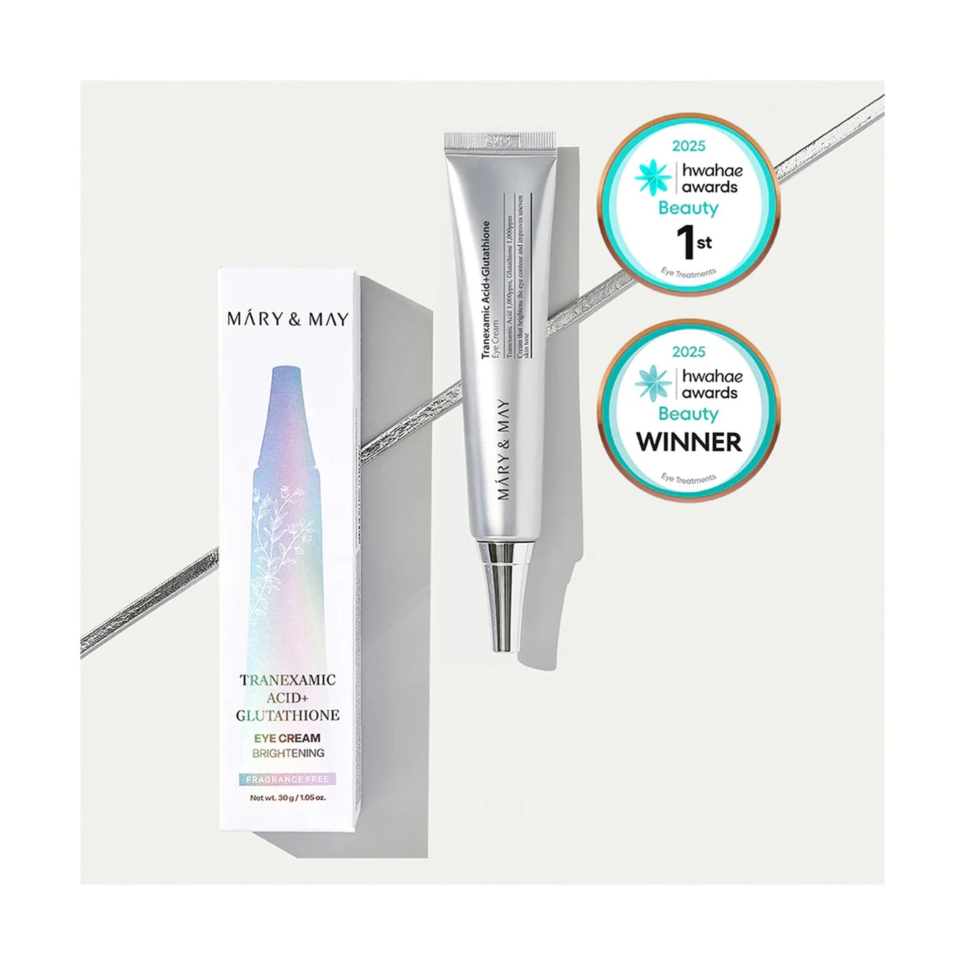 Mary & May Tranexamic Acid + Glutathione Eye Cream — 30 g