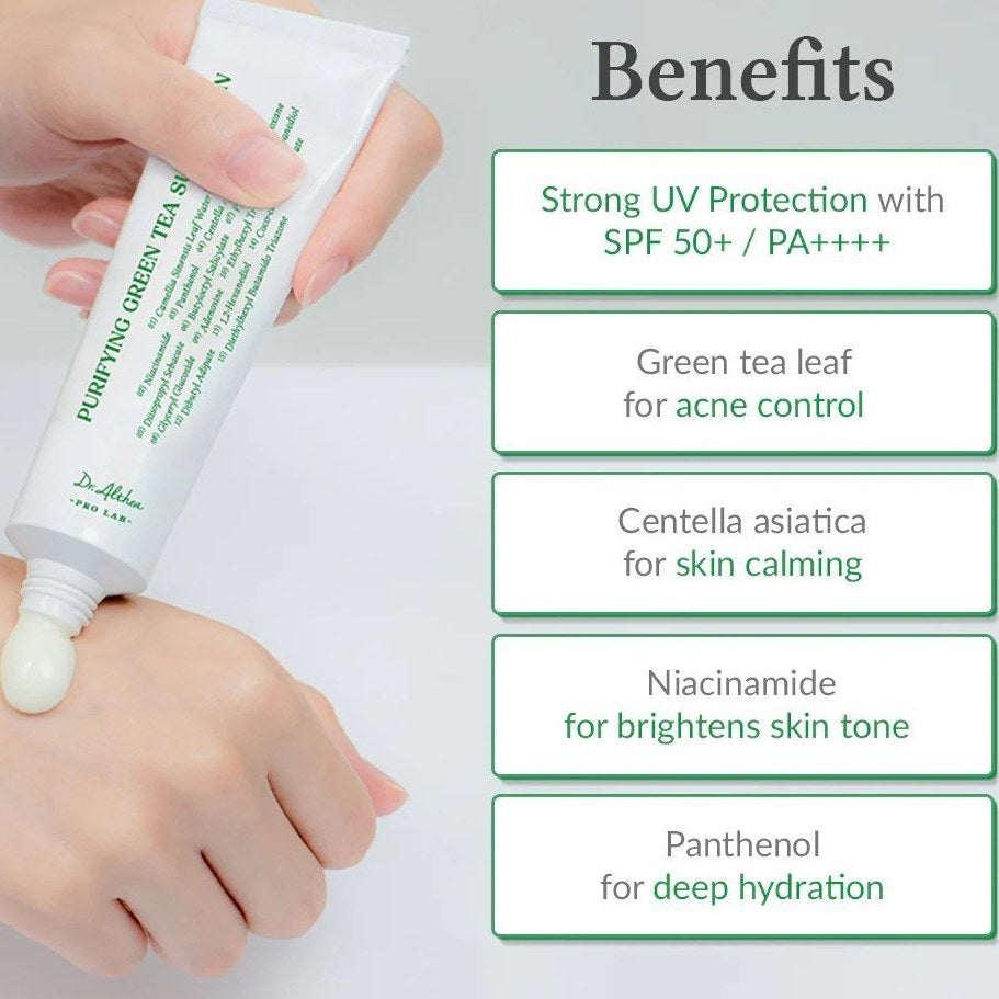 Dr. Althea – Purifying Green Tea Sunscreen SPF50+ PA++++
