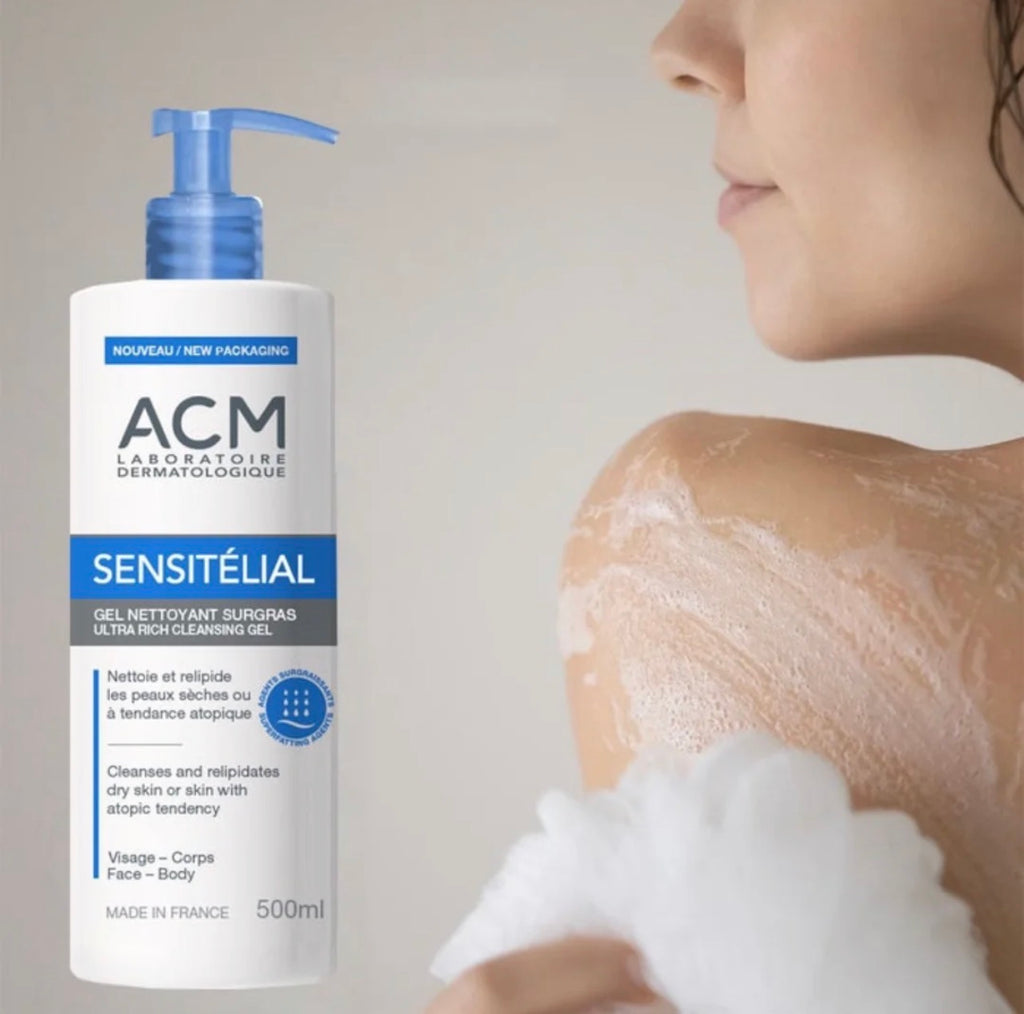 ACM Sensitélial – Gel Nettoyant Surgras 500 ml