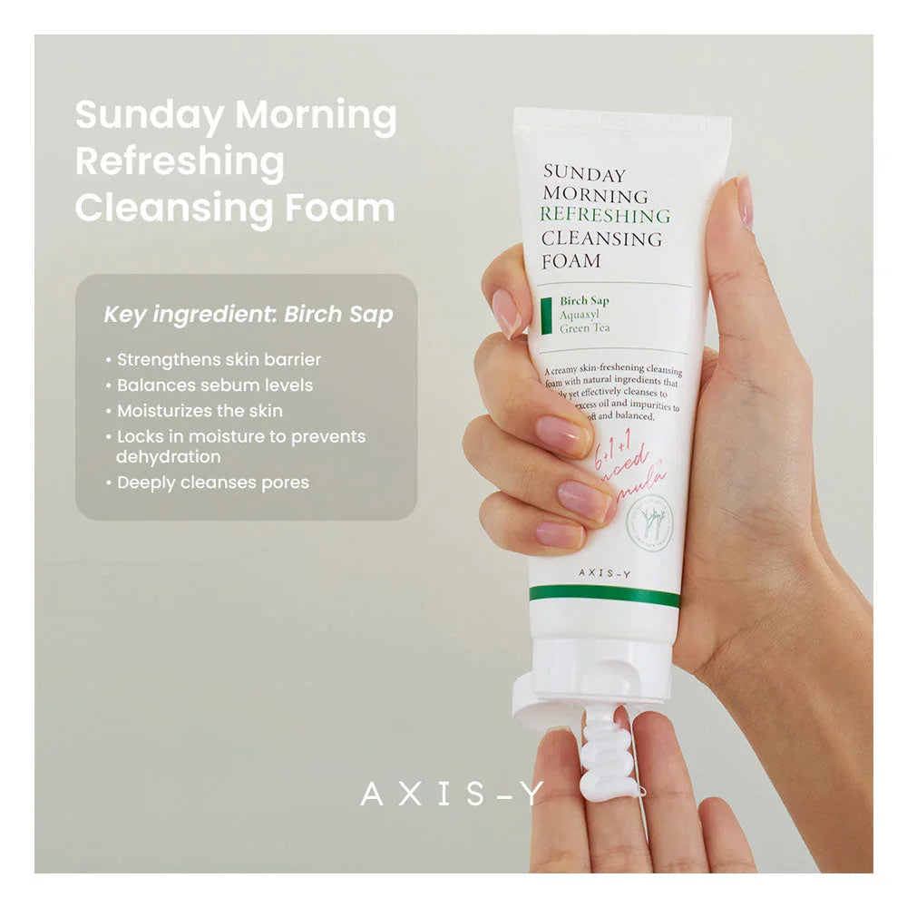 AXIS-Y – Sunday Morning Refreshing Cleansing Foam | 120 ml