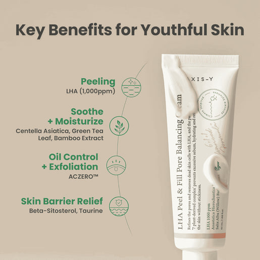 AXIS-Y – LHA Peel & Fill Pore Balancing Cream | 50 ml