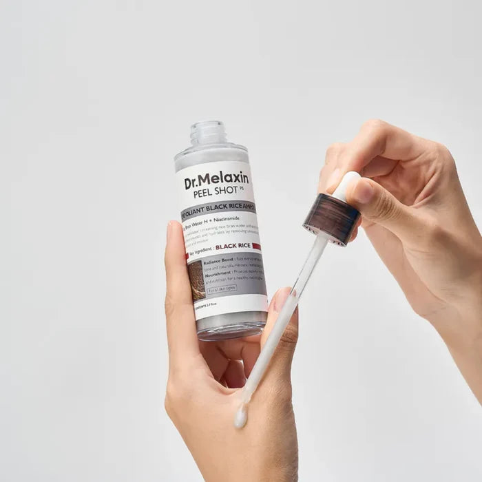 Dr.Melaxin Peel Shot Exfoliating Black Rice Ampoule — 80 ml