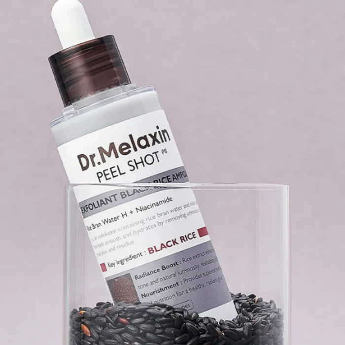 Dr.Melaxin Peel Shot Exfoliating Black Rice Ampoule — 80 ml