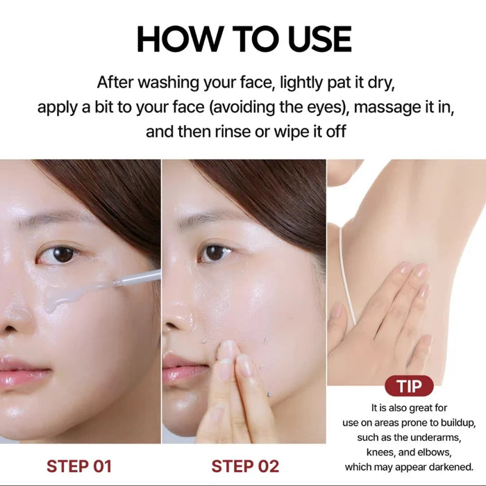 Dr.Melaxin Peel Shot Exfoliating Black Rice Ampoule — 80 ml