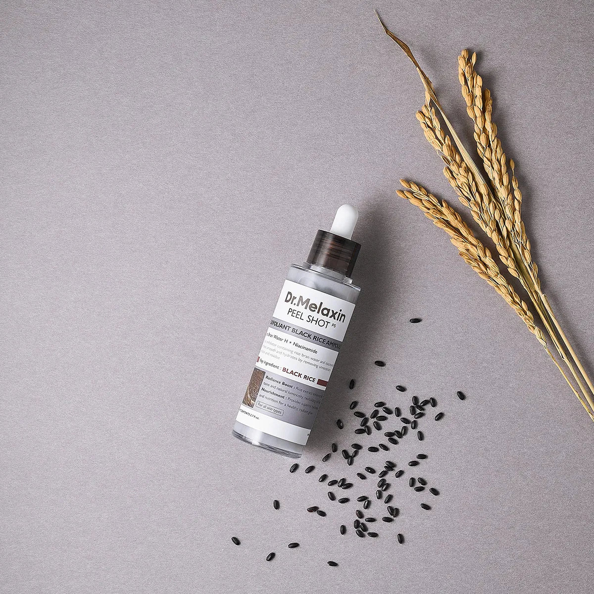 Dr.Melaxin Peel Shot Exfoliating Black Rice Ampoule — 80 ml