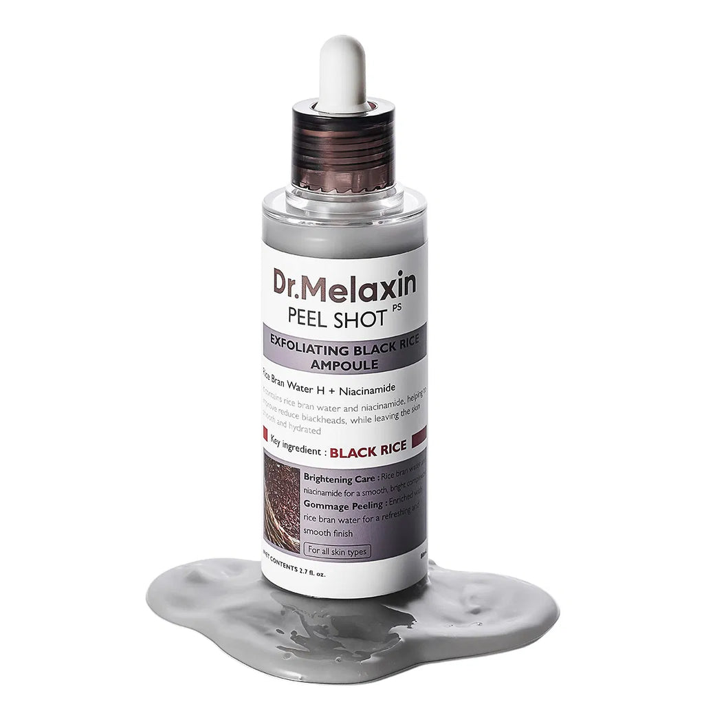 Dr.Melaxin Peel Shot Exfoliating Black Rice Ampoule — 80 ml