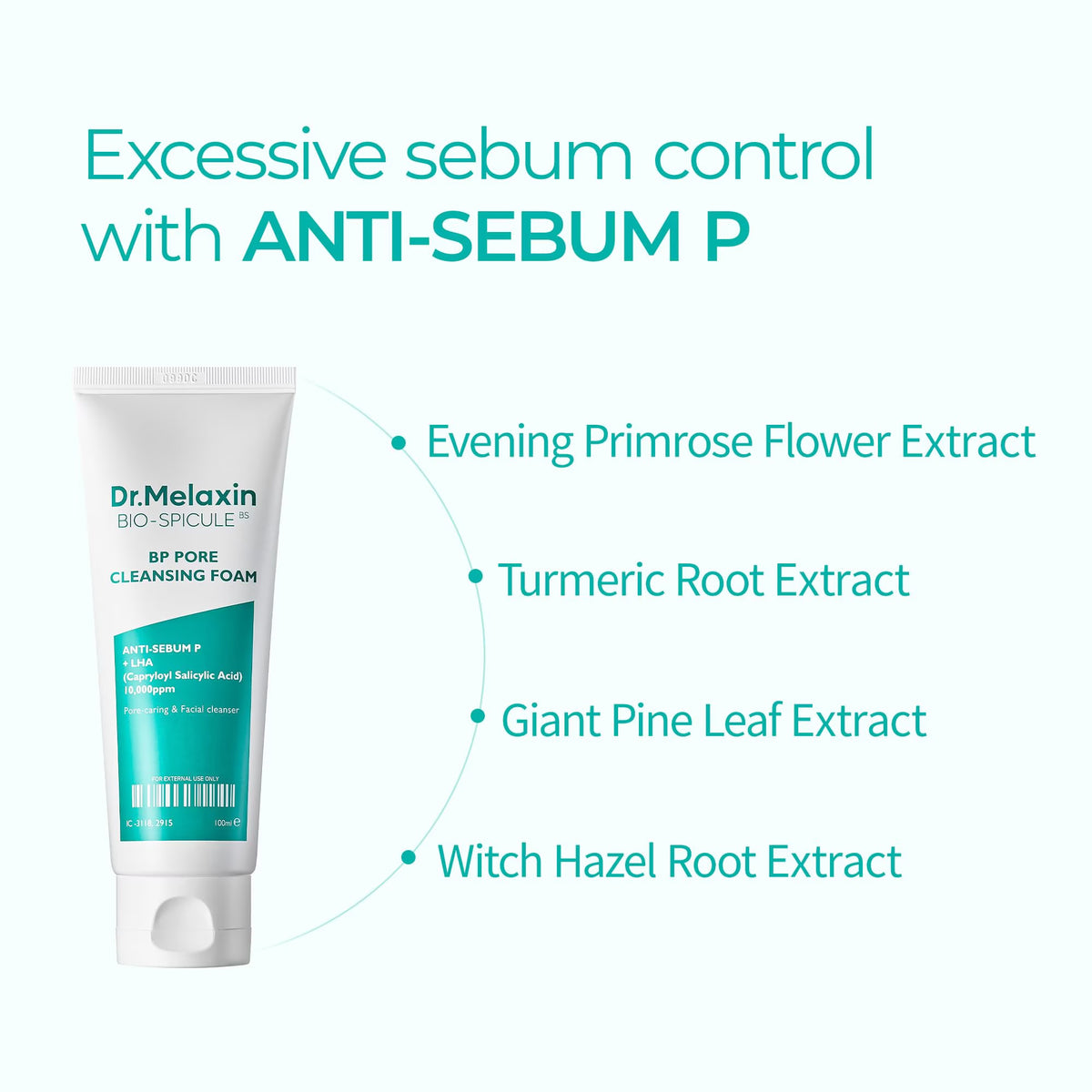 Dr.Melaxin BP Pore Cleansing Foam — 100 ml