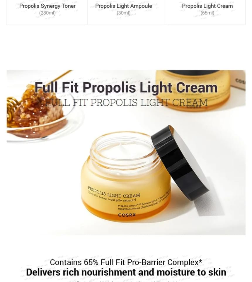 COSRX Propolis Light Cream