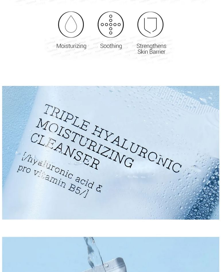 COSRX Hydrium Triple Hyaluronic Moisturizing Cleanser