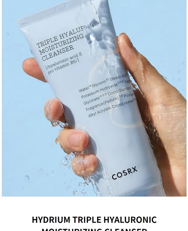 COSRX Hydrium Triple Hyaluronic Moisturizing Cleanser