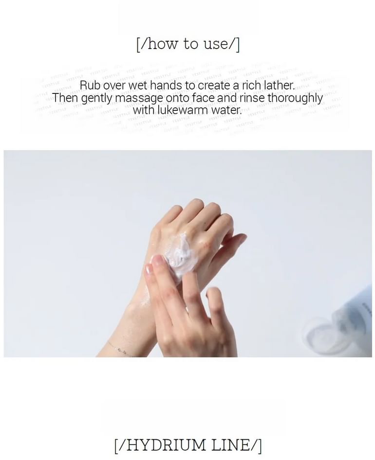 COSRX Hydrium Triple Hyaluronic Moisturizing Cleanser