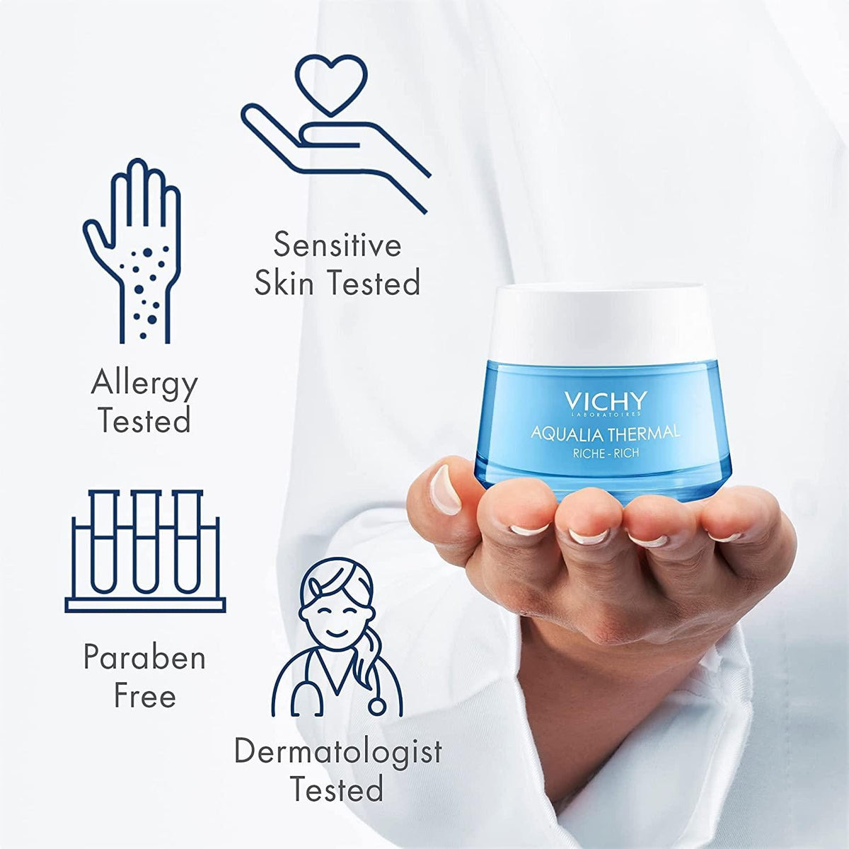 VICHY AQUALIA THERMAL – Crème Réhydratante Riche 50 ml