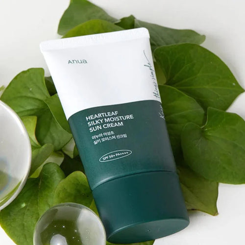 ANUA Heartleaf Silky Moisture Sun Cream SPF50+ PA++++