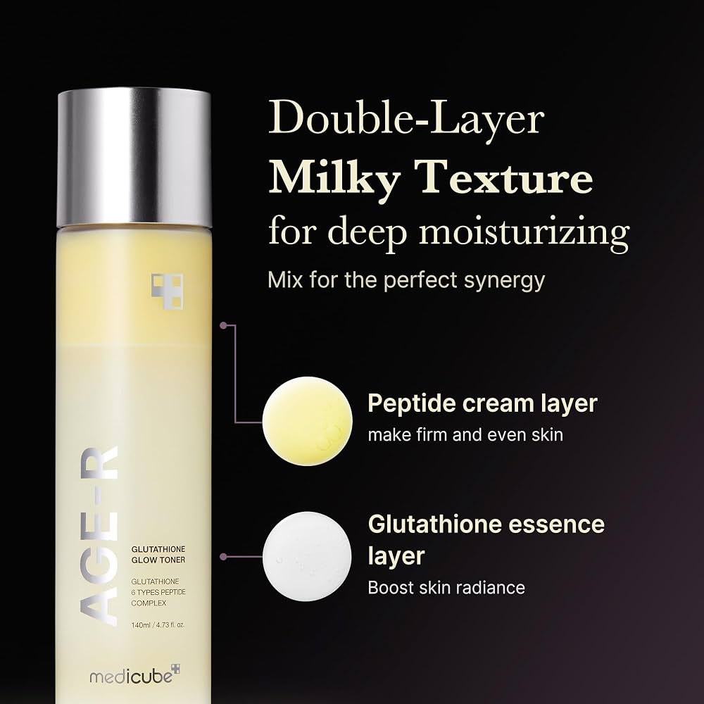 Medicube AGE-R Glutathione Glow Toner – 140ml