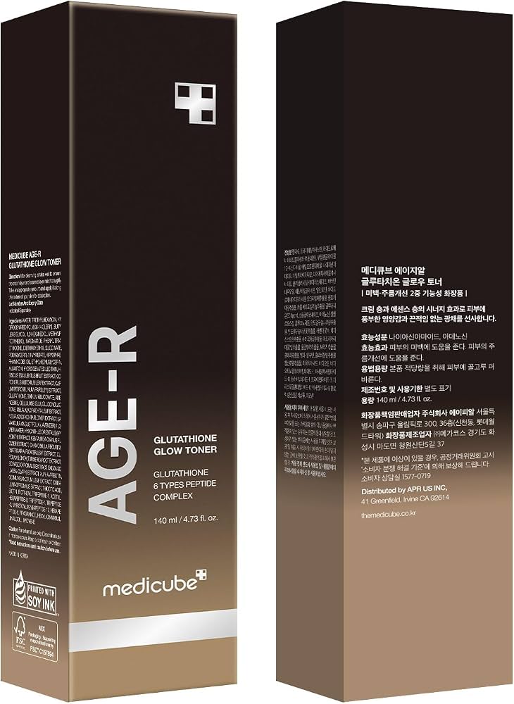 Medicube AGE-R Glutathione Glow Toner – 140ml