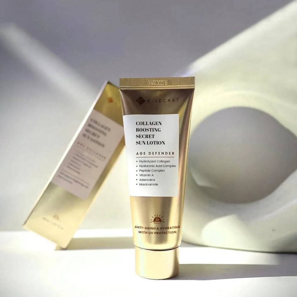 K-SECRET Collagen Boosting Secret Sun Lotion — 60 ml SPF50+ PA++++