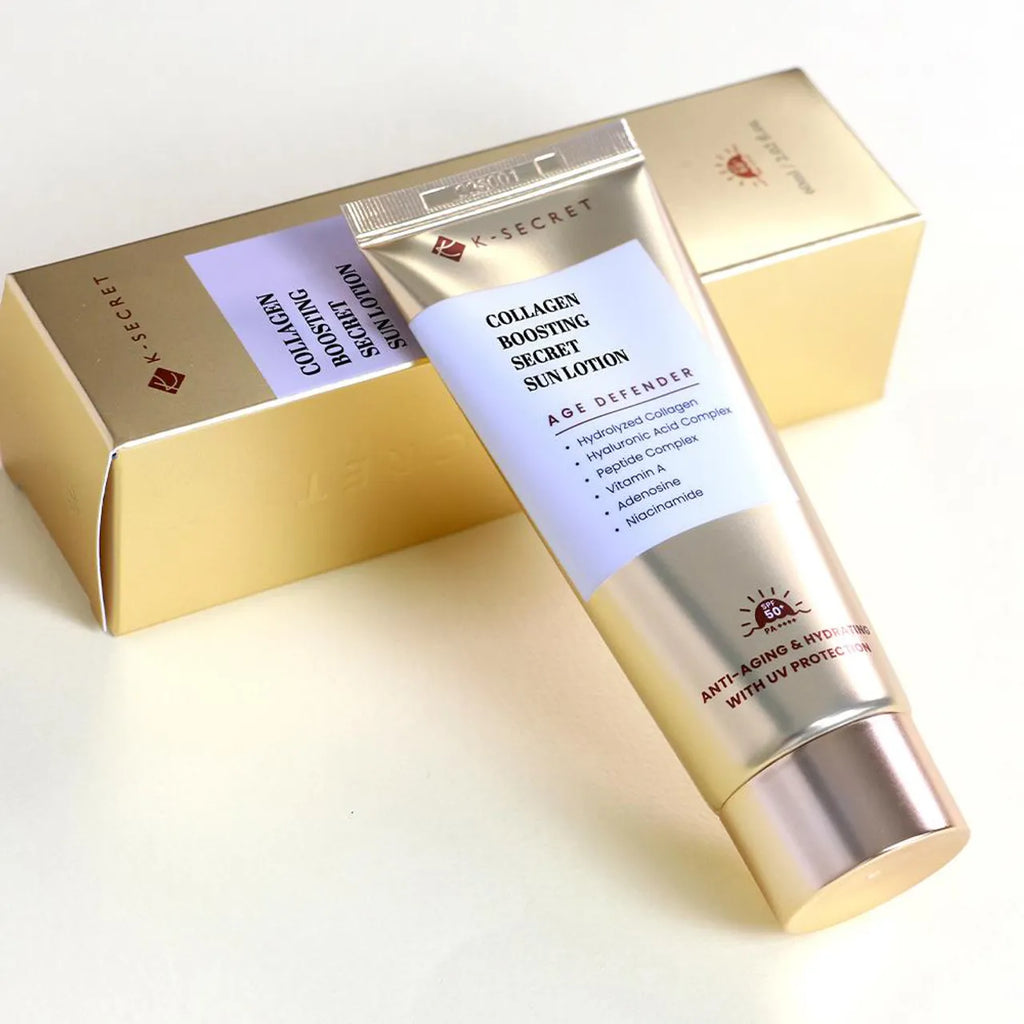 K-SECRET Collagen Boosting Secret Sun Lotion — 60 ml SPF50+ PA++++