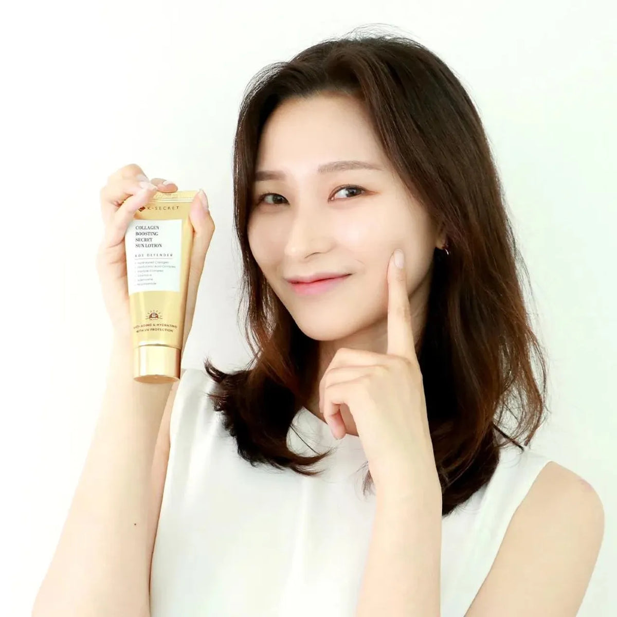 K-SECRET Collagen Boosting Secret Sun Lotion — 60 ml SPF50+ PA++++