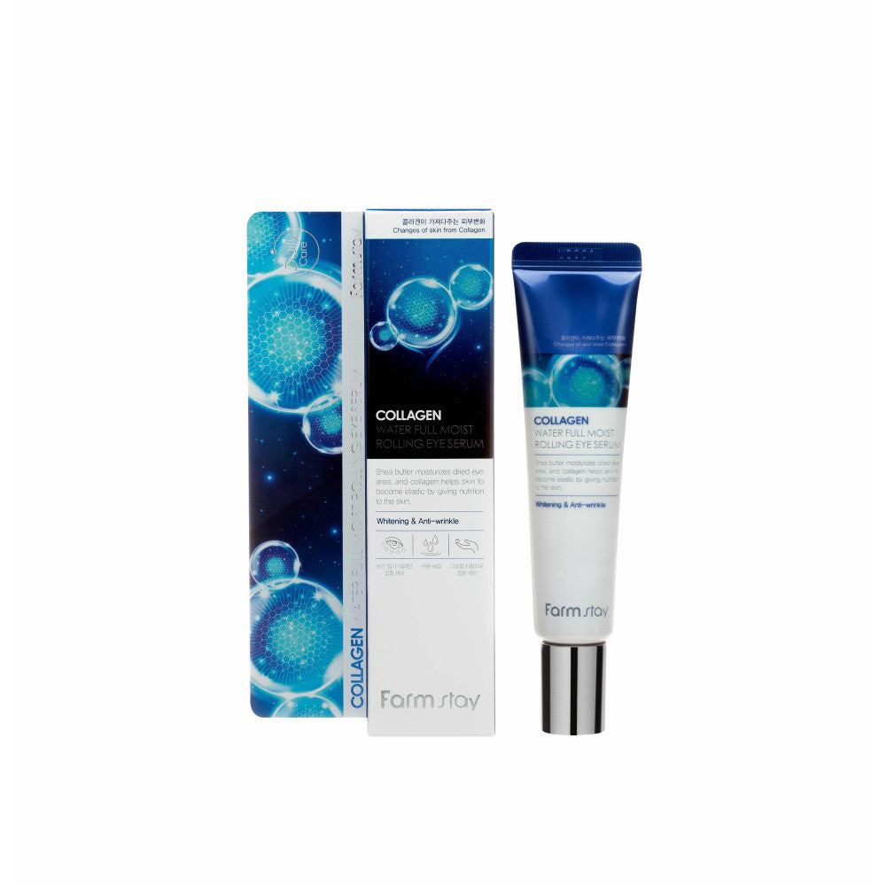 Farmstay Collagen Water Full Moist Rolling Eye Serum – 25ml