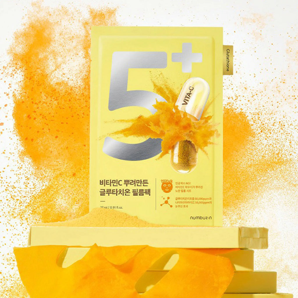 NUMBUZIN No.5 – Glutathione Vitamin Concentrated Mask ( 4 pièces)