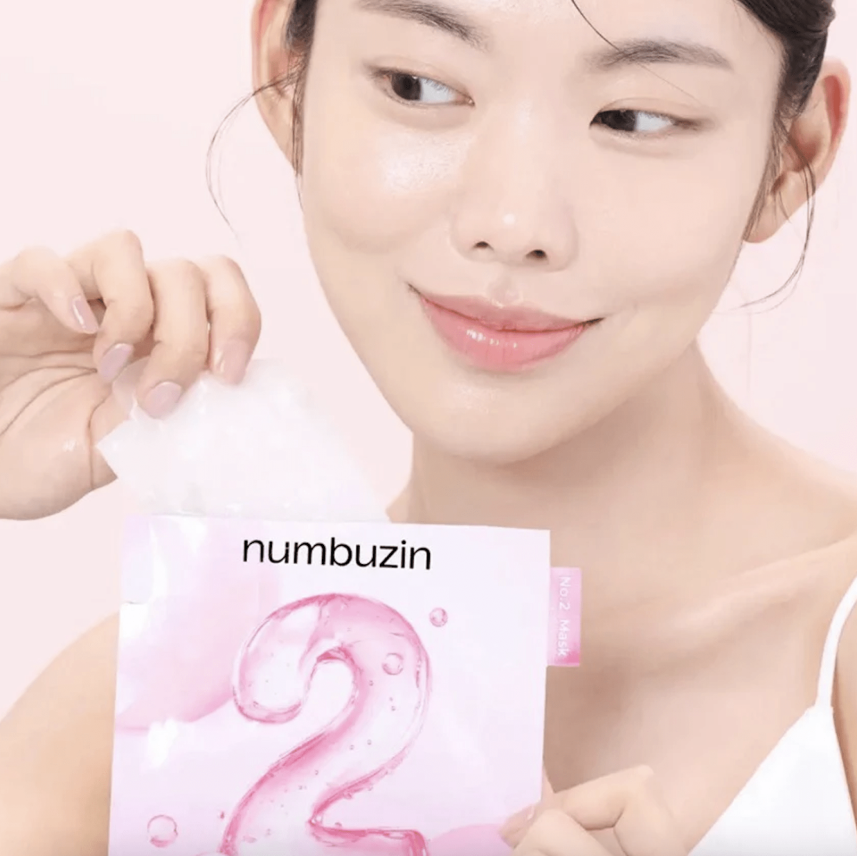 NUMBUZIN No.2 – Rose PDRN Collagen Plumping Sheet Mask (4 pièces)