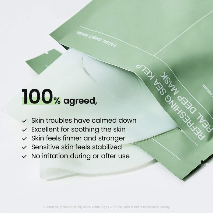 BIODANCE – Refreshing Sea Kelp Real Deep Mask (4 pièces)