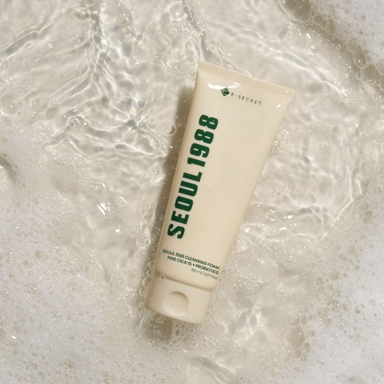 K-SECRET SEOUL 1988 Cleansing Foam – Pine Cica 1% + Probiotics
