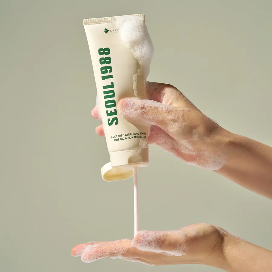 K-SECRET SEOUL 1988 Cleansing Foam – Pine Cica 1% + Probiotics
