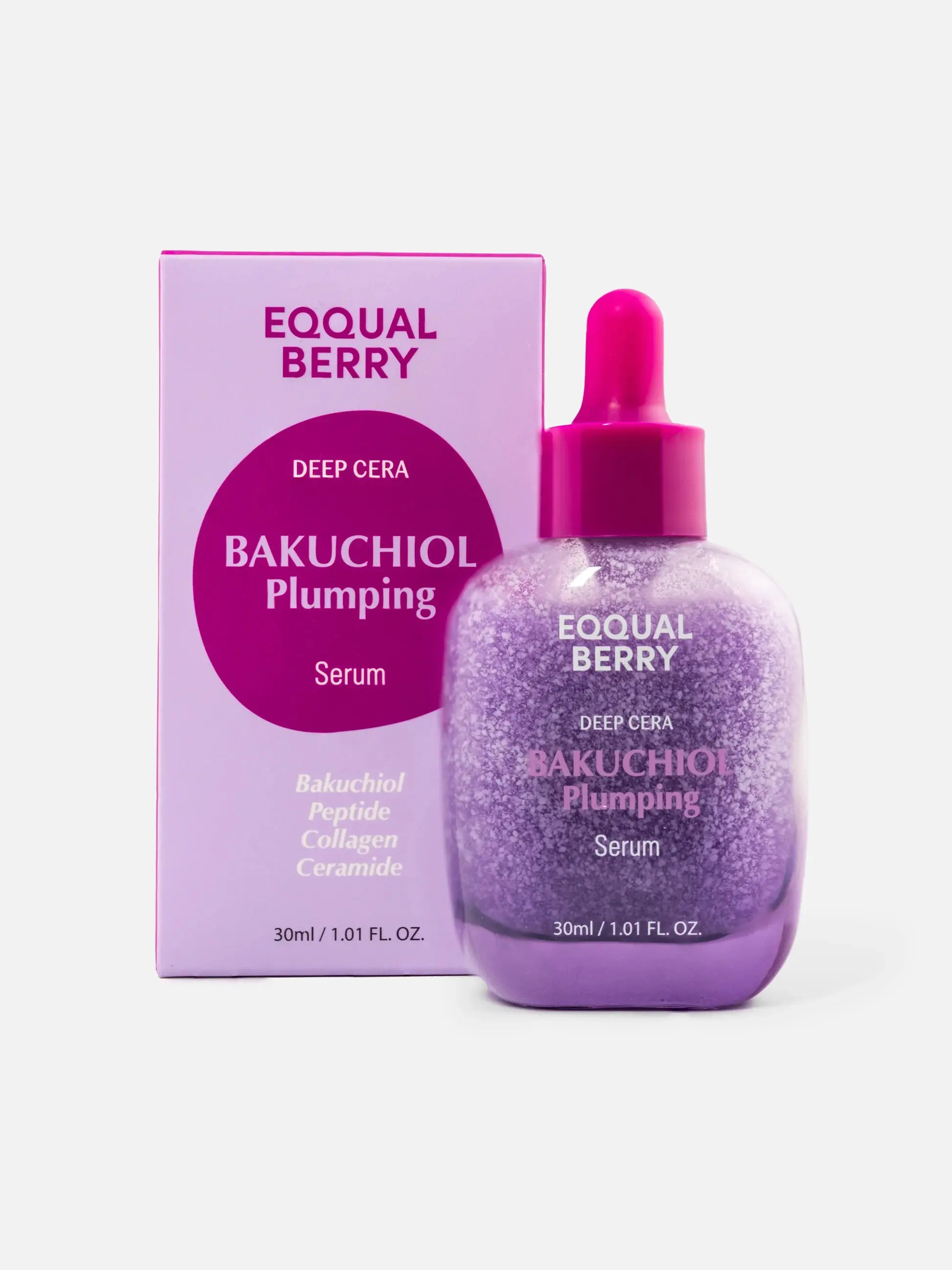 EQQUALBERRY – Deep Cera Bakuchiol Plumping Serum