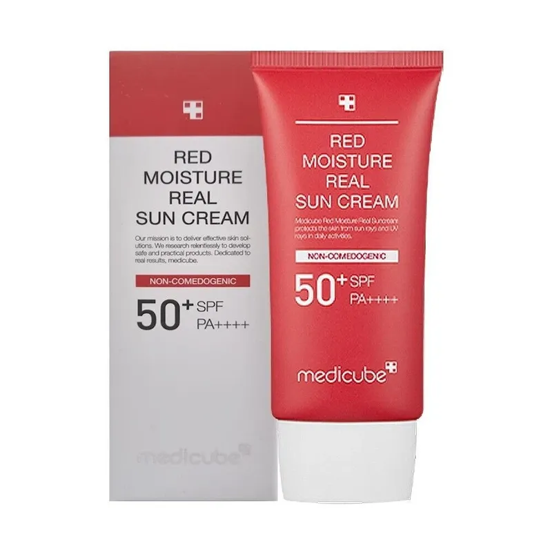 Medicube – Red Moisture Real Sun Cream SPF50+ PA++++