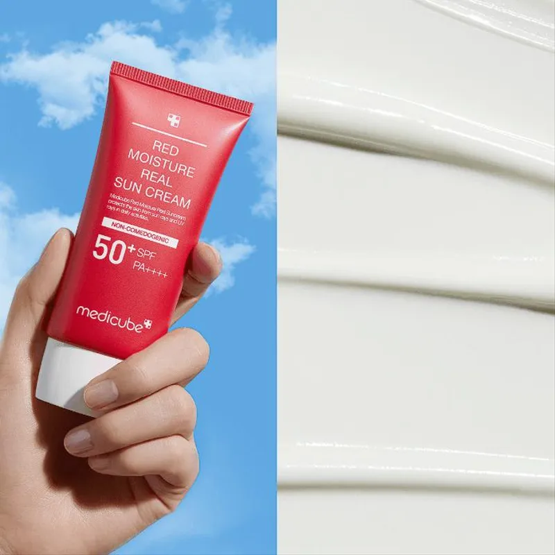 Medicube – Red Moisture Real Sun Cream SPF50+ PA++++