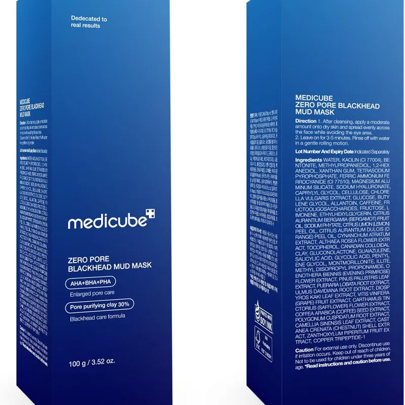 Medicube – Zero Pore Blackhead Mud Mask