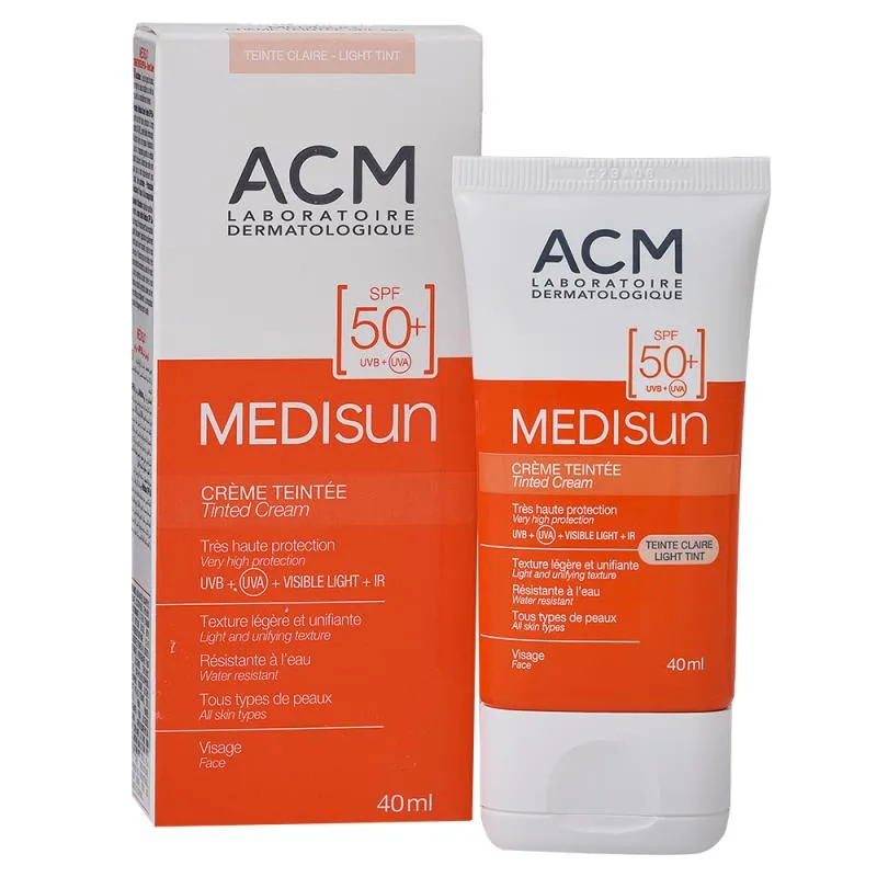 ACM – Medisun SPF 50+ Gel Teinté / Crème Solaire